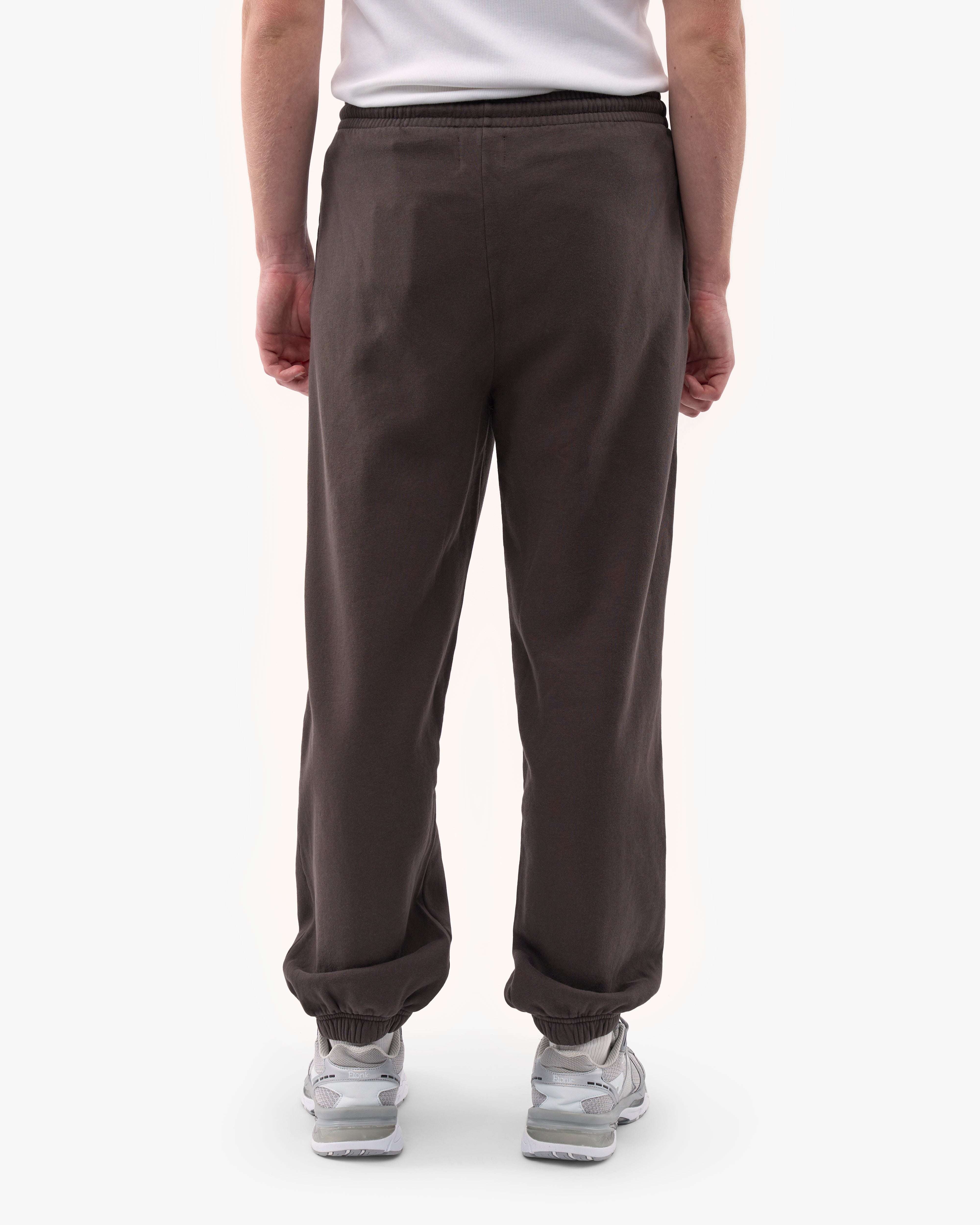 Organic Relaxed Sweatpants for Women - Soft Cotton Lounge Pants in Coffee Brown - Perfect for Yoga, Home & Casual Wear
