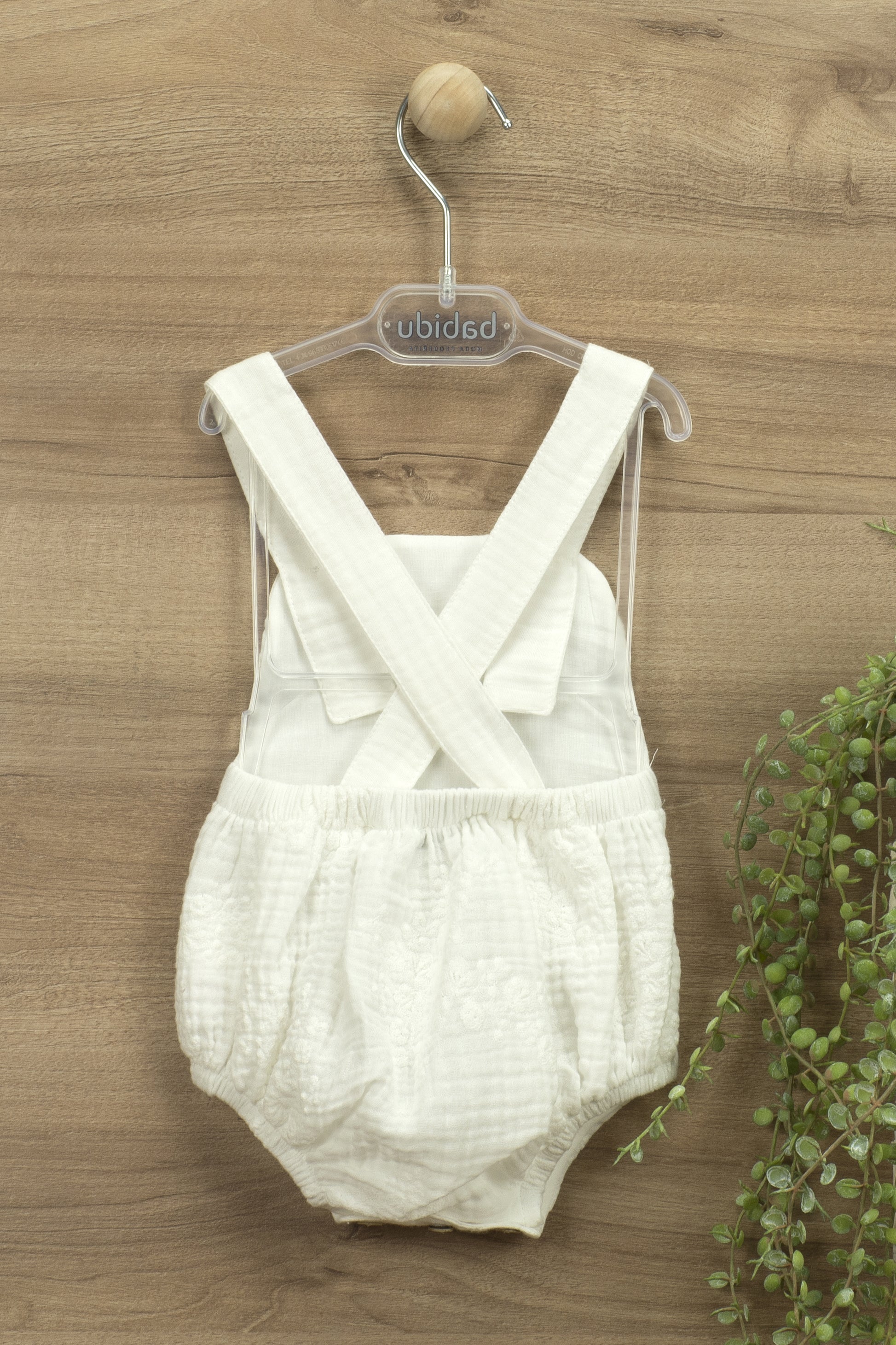Lilith Lace Cheesecloth Dungaree Romper - Stylish Women's Jumpsuit for Summer, Boho Fashion, Casual Outings & Beach Vacations