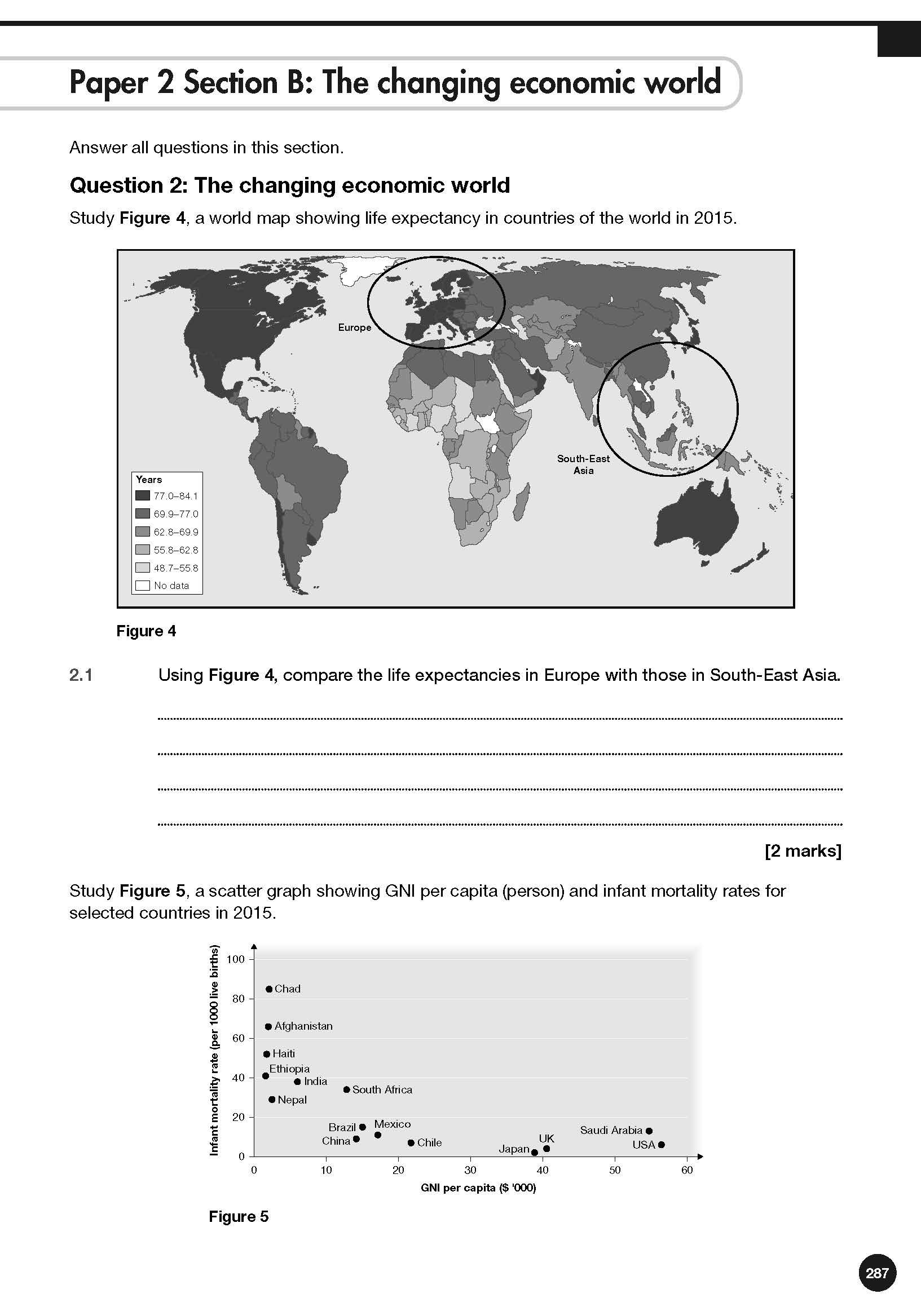 AQA Geography Revision & Practice Book - Comprehensive Study Guide for GCSE & A-Level Students | Perfect for Exam Prep & Classroom Learning