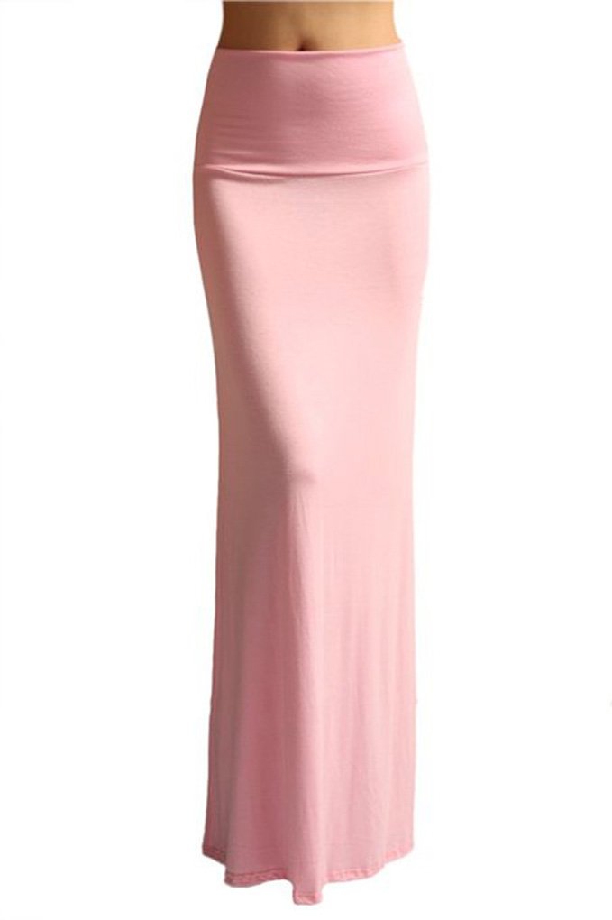 Stylish Dinamit Jeans Women's Rayon Spandex Maxi Skirt - Comfortable Stretchy Flowy Long Skirt for Casual Wear, Summer Outfits & Boho Fashion