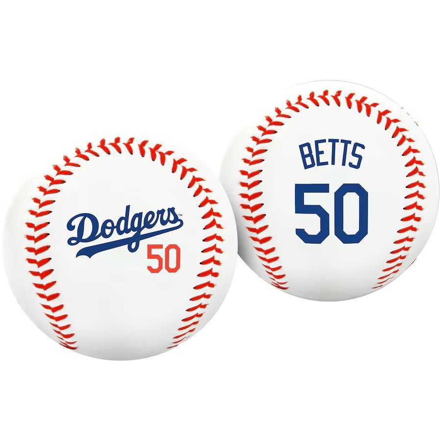Official Rawlings Los Angeles Dodgers Mookie Betts Baseball - Perfect for MLB Games, Collectibles, and Fan Gifts