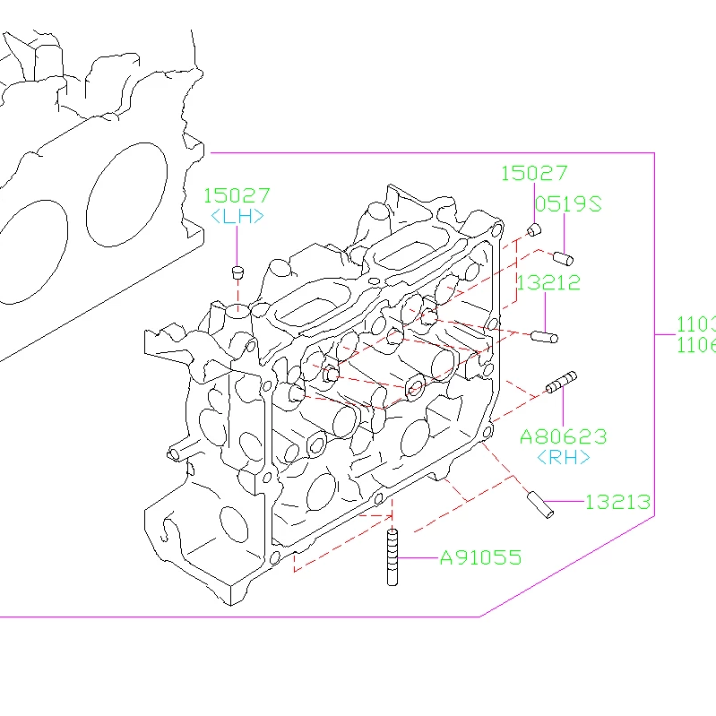 Genuine Subaru OEM Cylinder Head Replacement - Compatible with [Model Years] - High Performance Engine Part for Smooth Driving & Longevity | Perfect for Engine Repairs & Performance Upgrades