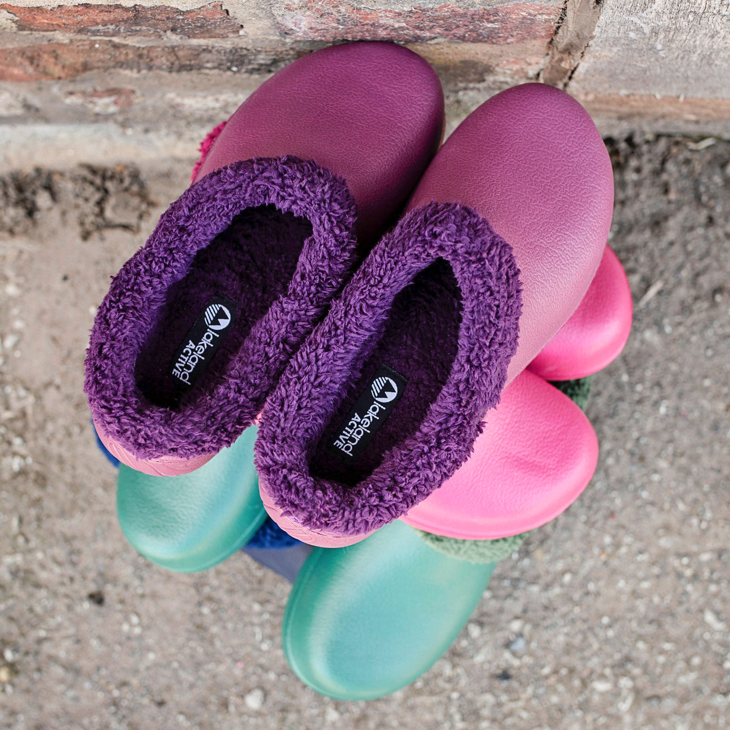 Women's Thermal Fleece Lined Garden Clogs - Warm Slip-Resistant Outdoor Shoes for Winter Gardening, Yard Work & Home Use