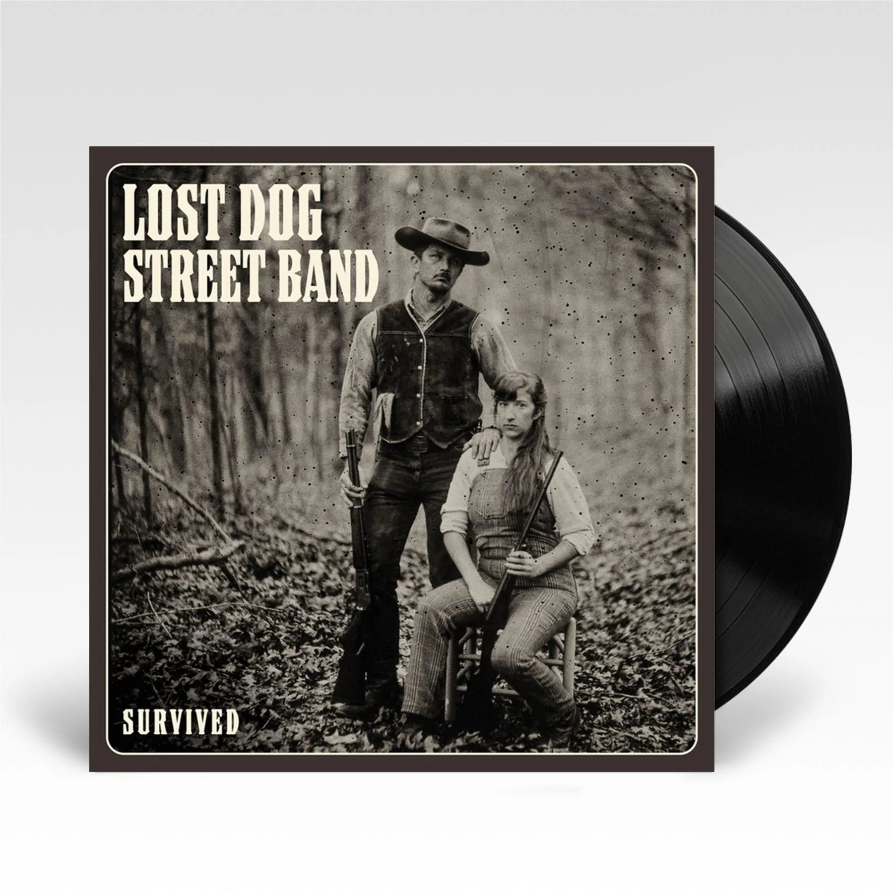Lost Dog Street Band - Survived Vinyl LP Record | Americana Folk Music for Home Listening & Collectors