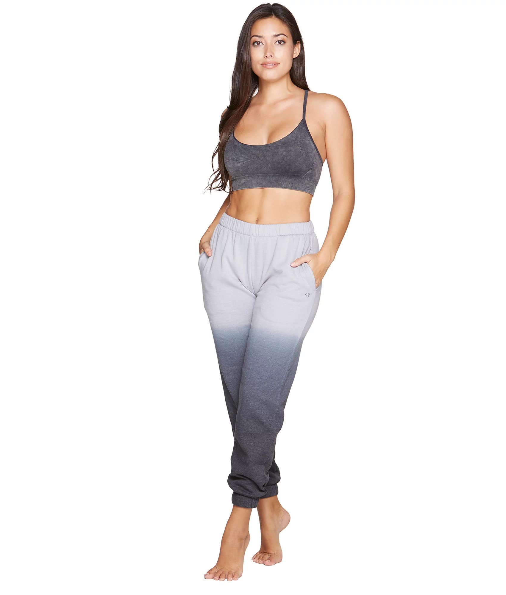 COLOSSEUM Women's Fleece Jogger Pants - Soft & Comfortable High-Waisted Lounge Pants with Pockets for Yoga, Running & Home Wear