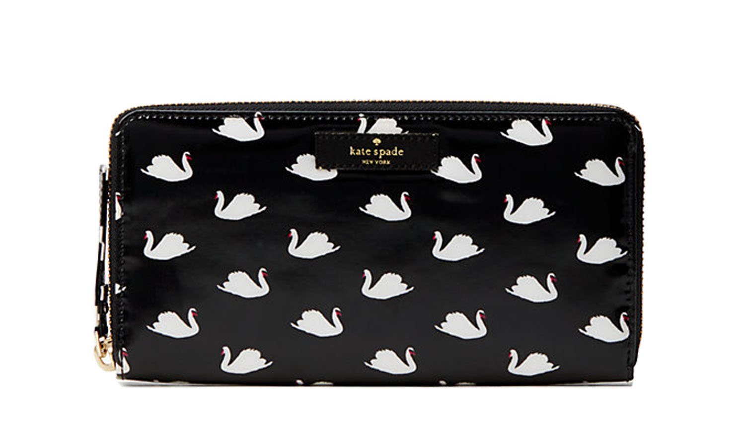 Kate Spade New York Newbury Lane Neda Zip Around Wallet for Women - Stylish RFID Blocking Leather Wallet with Multiple Card Slots - Perfect for Everyday Use, Travel & Gift Giving