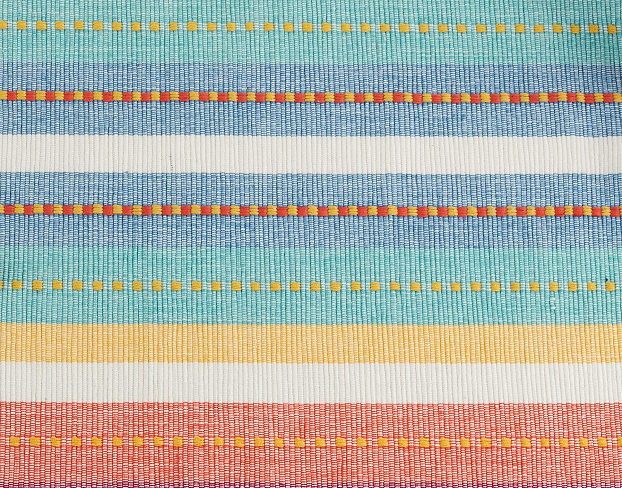 Premium Striped Dobby Placemats Set of 4 - Elegant Table Mats for Dining, Kitchen Decor, and Holiday Entertaining