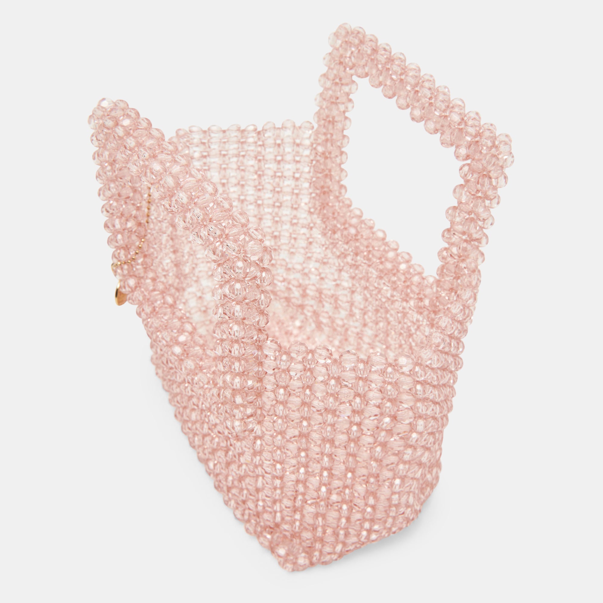 Marel Champagne Beaded Handbag for Women - Elegant Evening Clutch Purse for Parties, Weddings & Special Occasions