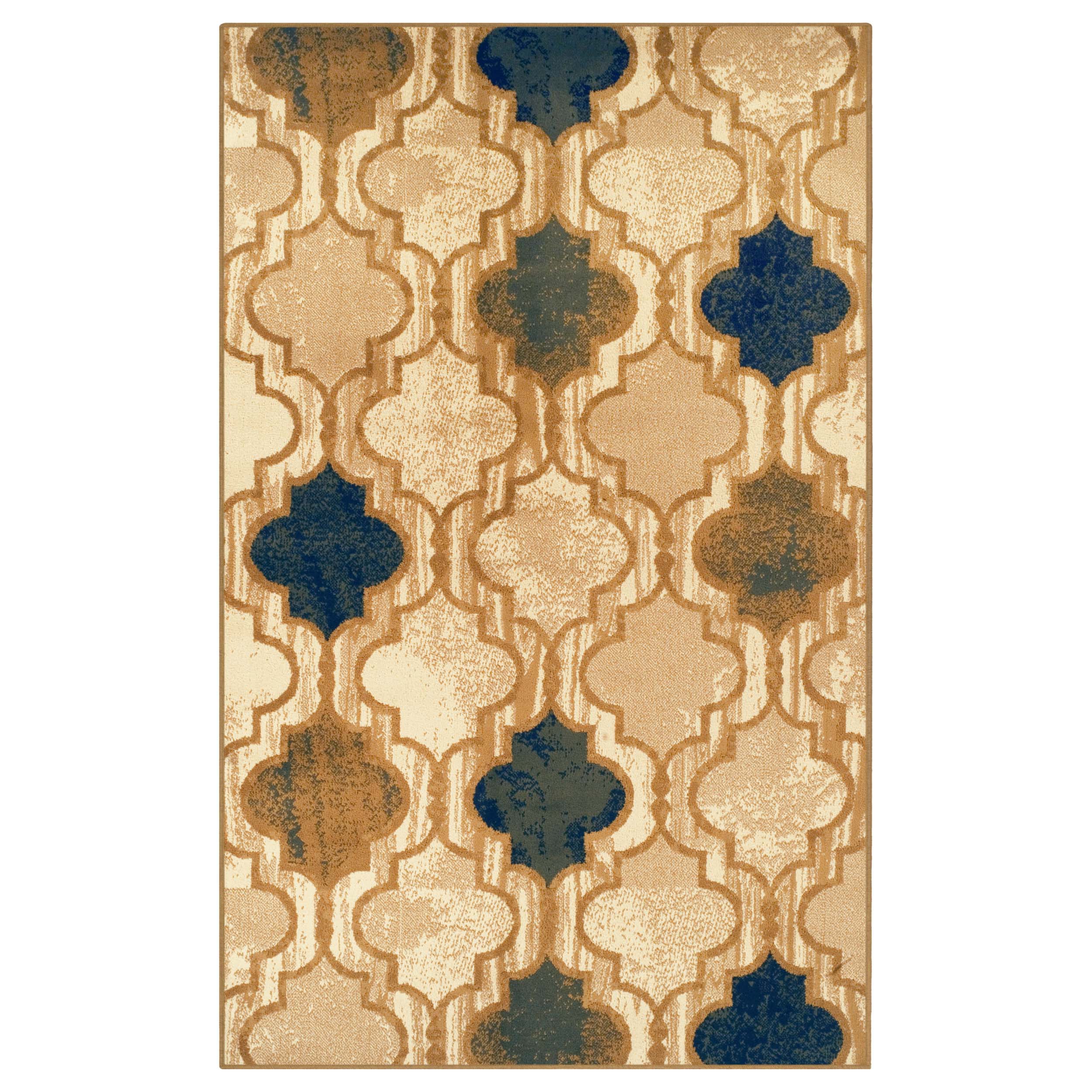 Viking Geometric Trellis Indoor Area Rug & Runner - Non-Slip Boho Chic Carpet for Living Room, Bedroom, Hallway - Perfect for Nordic Home Decor & Cozy Spaces