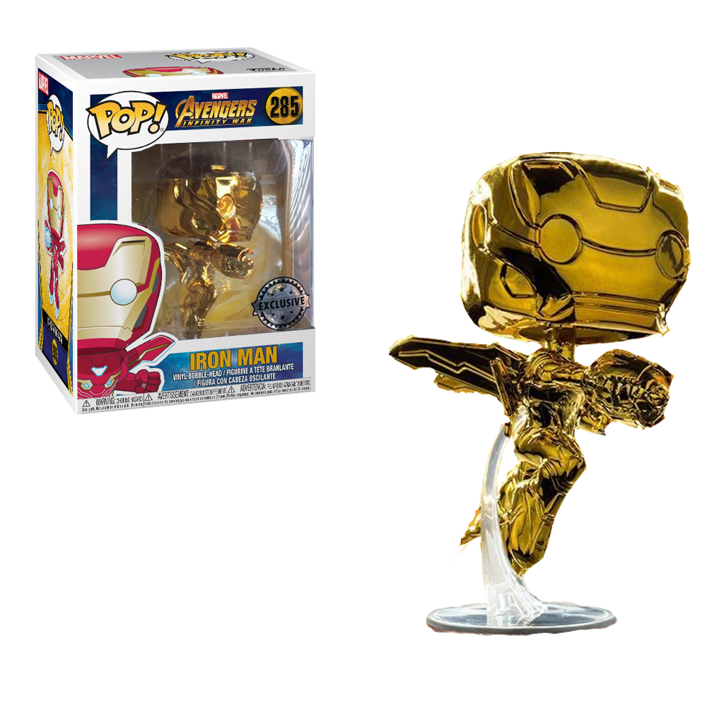 Funko Pop! Avengers Infinity War Iron Man #285 Exclusive Collectible Vinyl Figure - Perfect for Marvel Fans, Display & Gift Giving