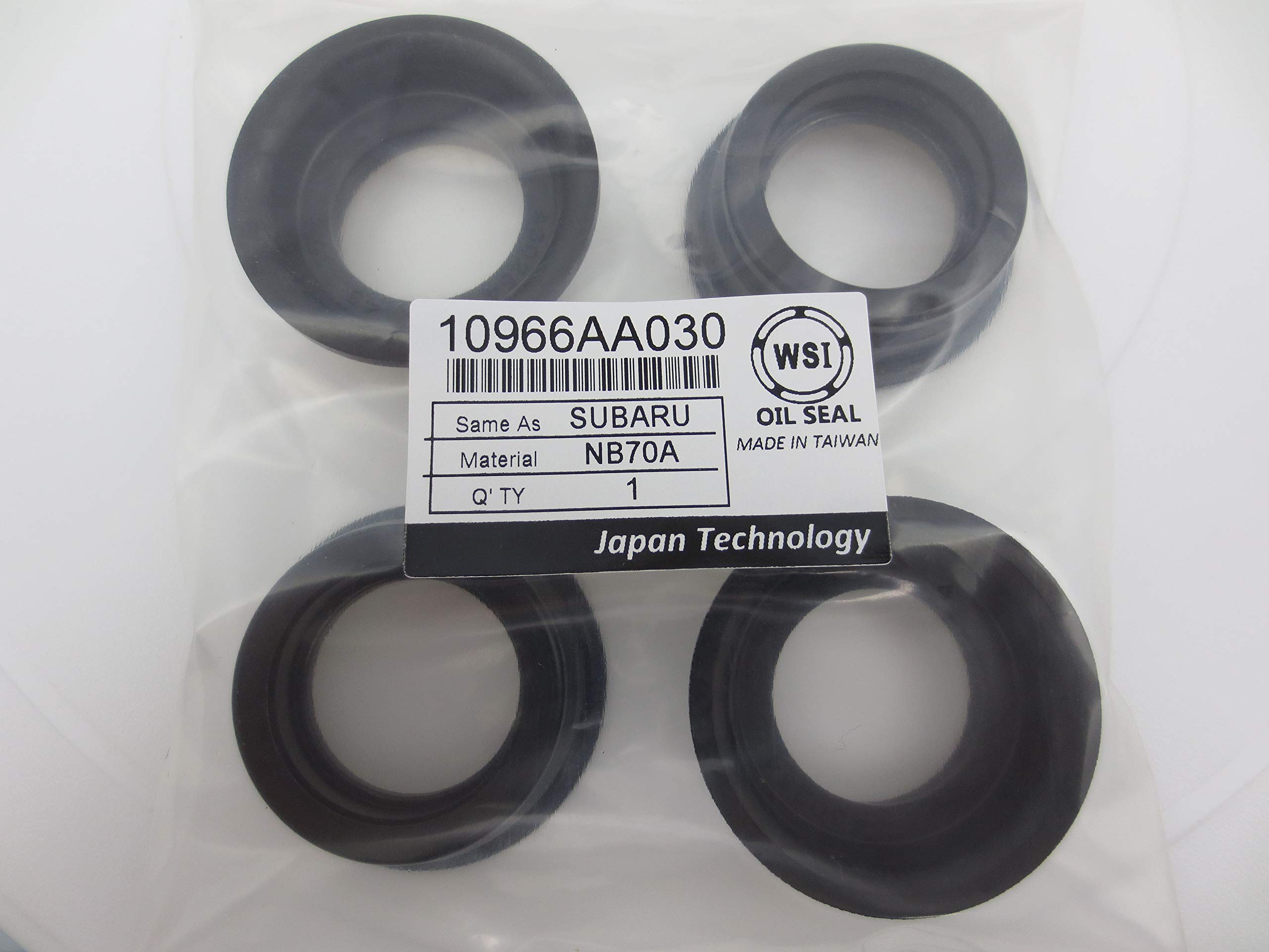 WSI 10966AA030 Spark Plug Tube Seal for SUBARU - 4 Pack | Compatible with Subaru Engines | Perfect for Engine Maintenance & Repair