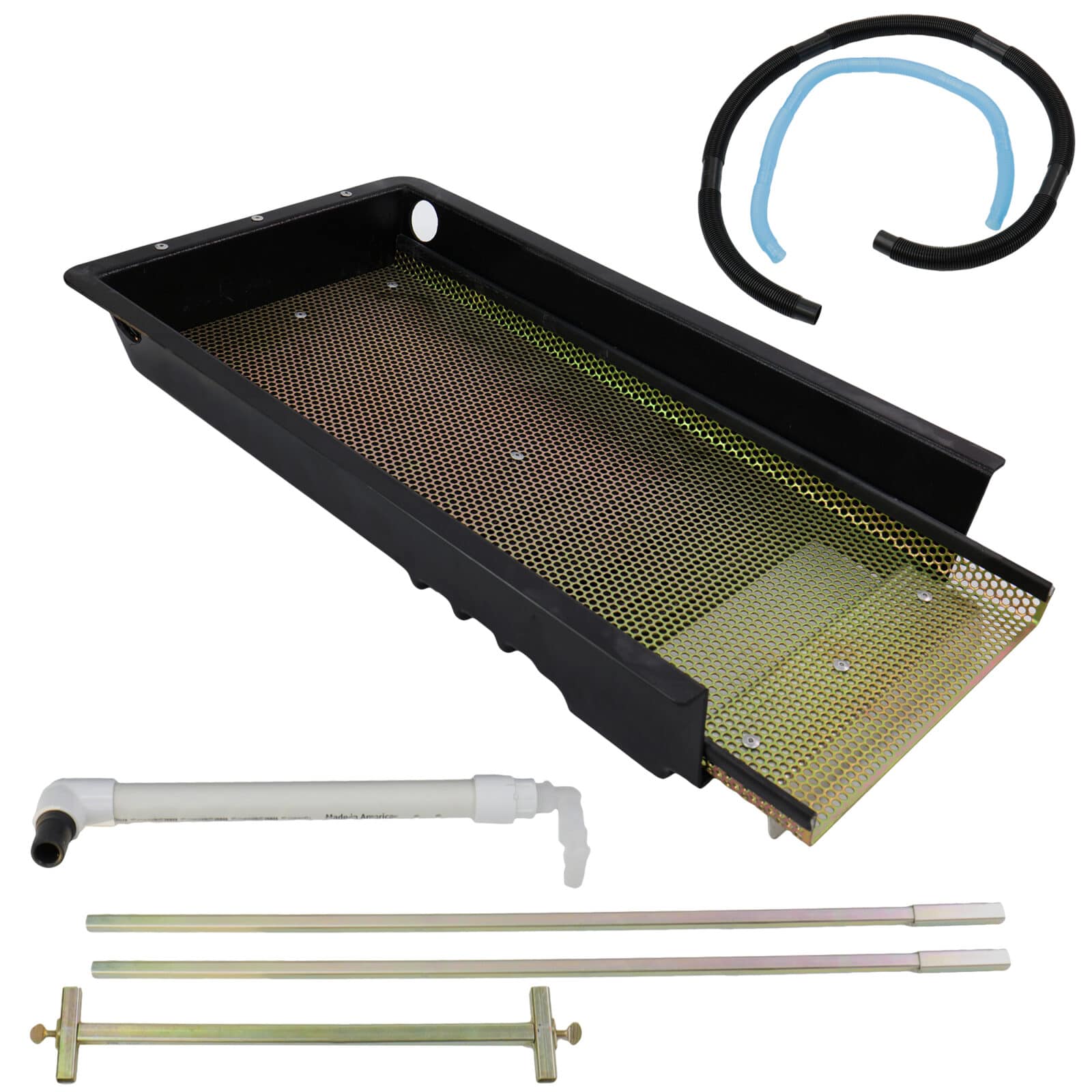 Gold Cube 3 Stack Deluxe Complete Kit with Nugget Zone Banker - Anodized Gold Banker for Efficient Gold Prospecting & Recovery - Perfect for Mining, Panning & Outdoor Adventures