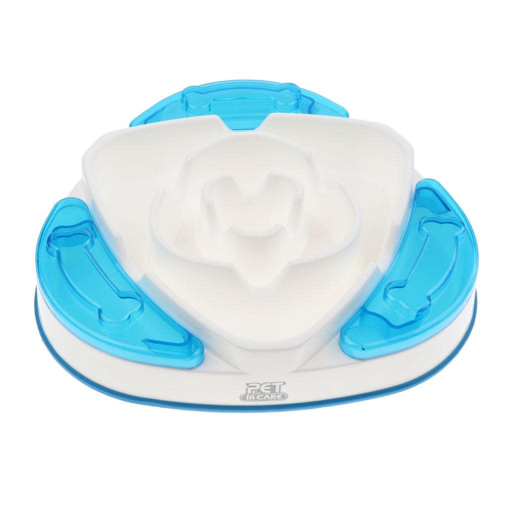 MYADDICTION Pet Slow Feeder Bowl - Interactive Flower Shape Dog & Cat Food Dish - Prevents Choking & Bloat - Perfect for Fast Eaters & Puzzle Feeding Fun