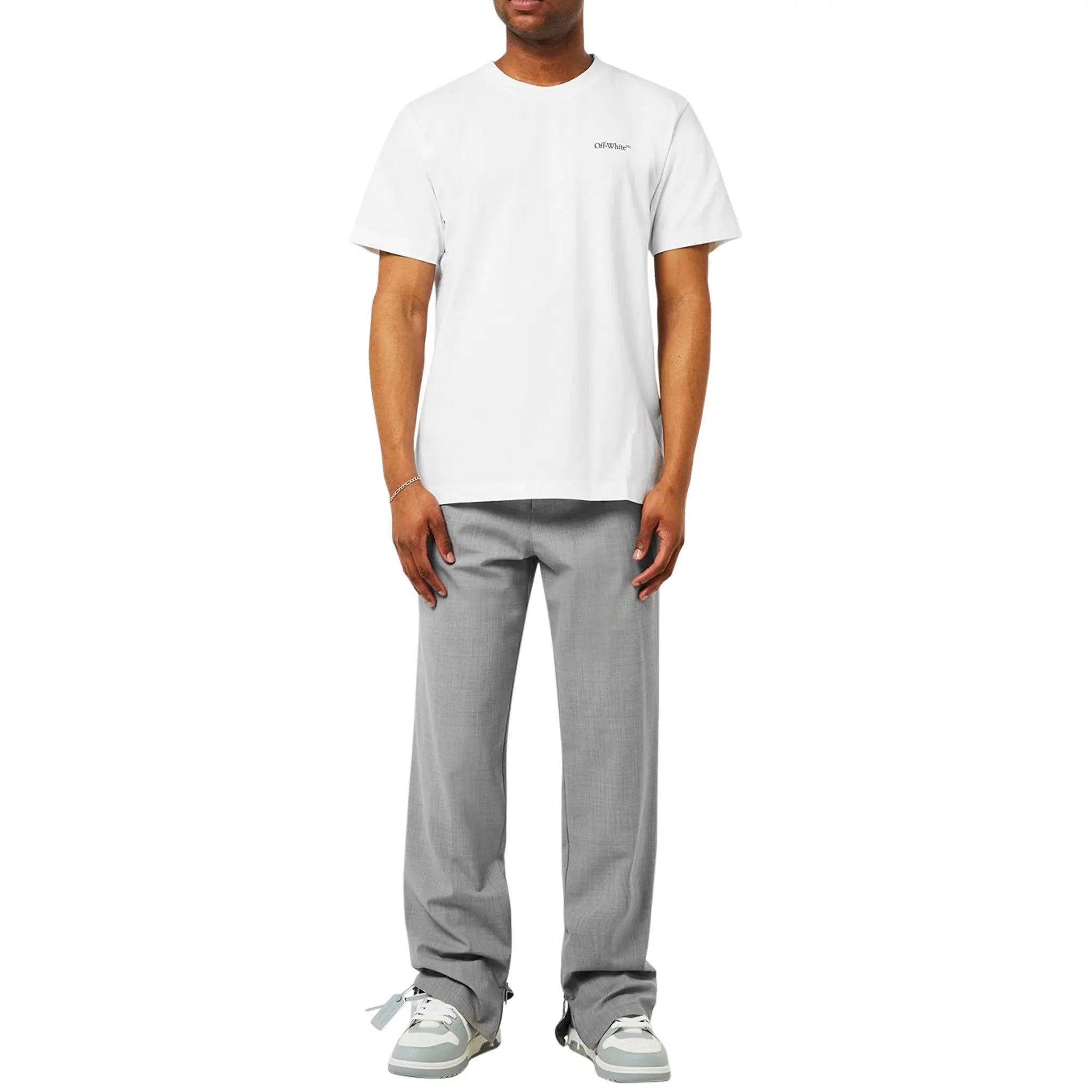 Off White Out Of Office Grey White Sneakers - Stylish & Comfortable Casual Shoes for Men & Women | Perfect for Streetwear, Gym & Everyday Wear
