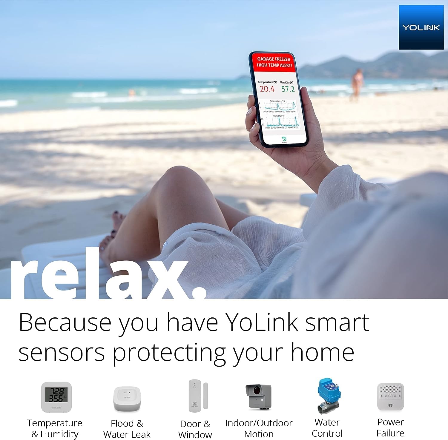 YoLink Smart Water Valve Controller 2 with Bulldog Valve - DIY Installation, Alexa/Google Assistant/IFTTT Compatible - Remote Water Shutoff for Home Protection - Perfect for Leak Prevention & Vacation Security