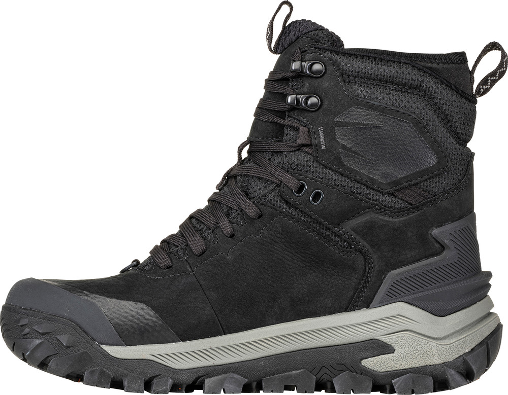 Oboz Bangtail Mid Insulated B Dry Hiking Boots for Men - Waterproof & Insulated for Winter Trails, Backpacking & Outdoor Adventures
