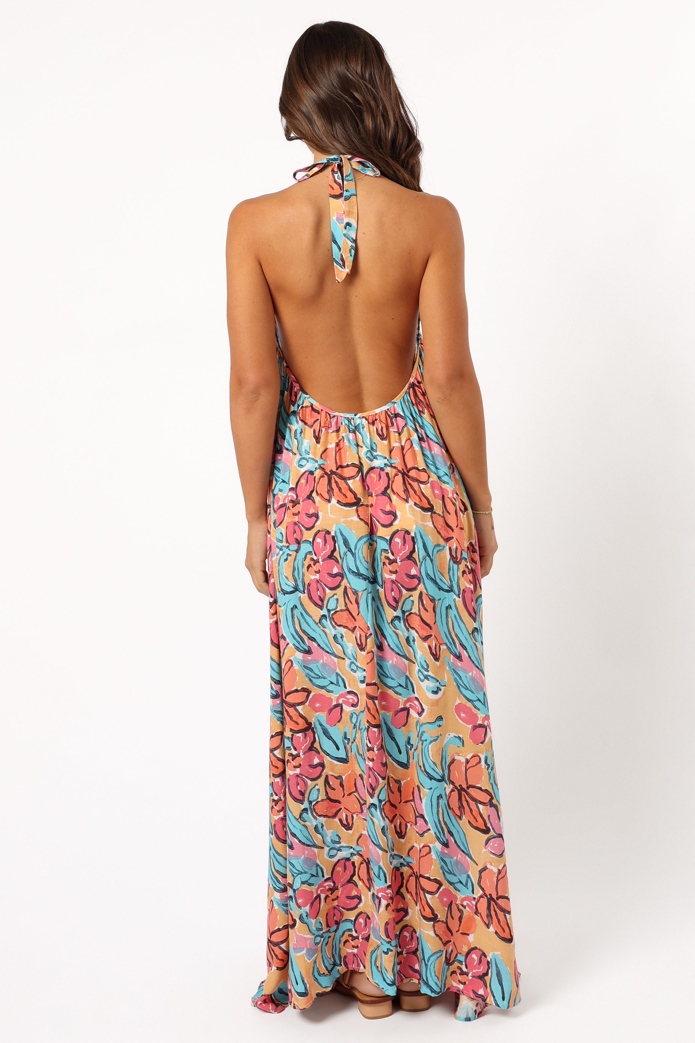 Avery Maxi Dress - Floral Print Women's Long Summer Dress for Beach, Vacation & Casual Wear