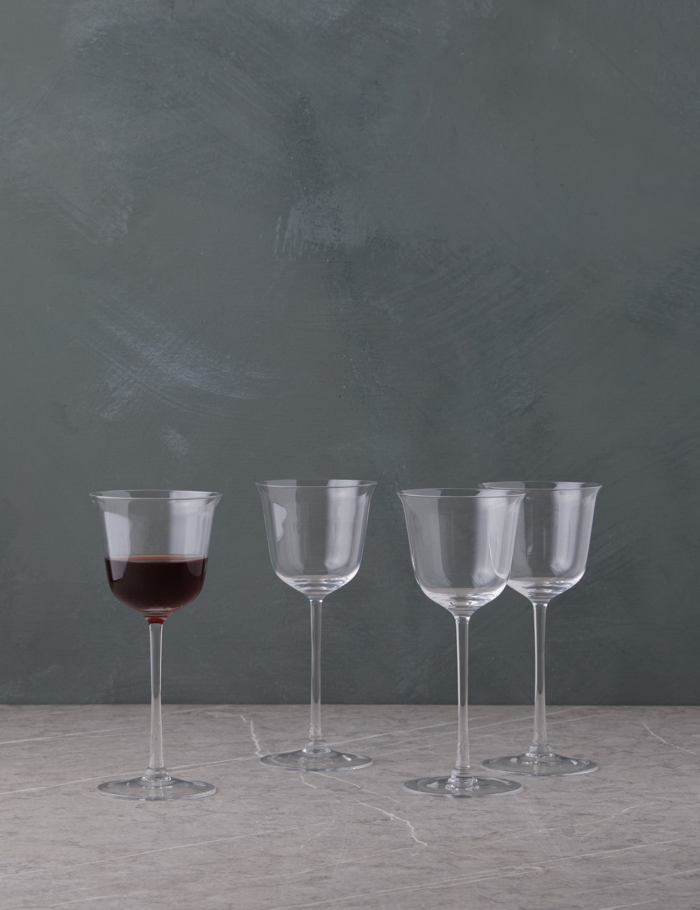 Ann Demeulemeester x Serax Lead-Free Crystal Glassware Set - Elegant Stemware for Wine, Champagne & Cocktails - Perfect for Dinner Parties, Weddings & Home Decor