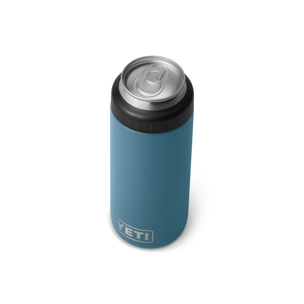 Yeti Rambler 12 oz Colster Slim Can Cooler - Insulated Stainless Steel Beer Can Holder for Camping, Tailgating & Outdoor Adventures