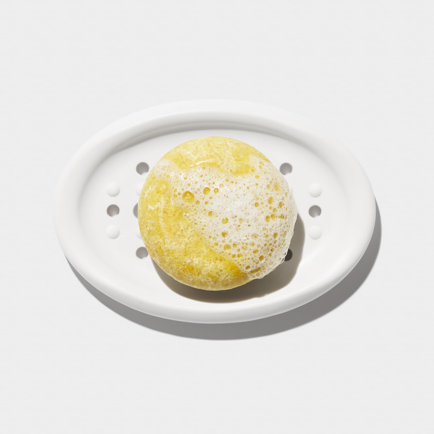 NOT!CE Hair Co. White Reversible Shampoo Bar Dish with Drainage - Perfect for Bathroom Storage & Drying Shampoo Bars, Eco-Friendly Shower Organizer