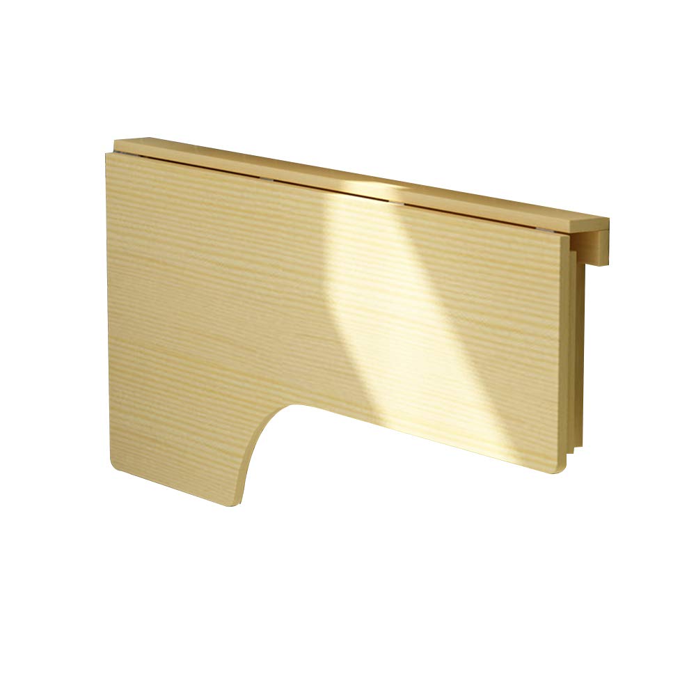 Solid Wood L-Shaped Corner Drop-Leaf Coffee Table - Foldable Wall Mount Computer Desk for Small Spaces, 4 Size Options (80x60cm) - Perfect for Apartments, Dorms & Home Offices