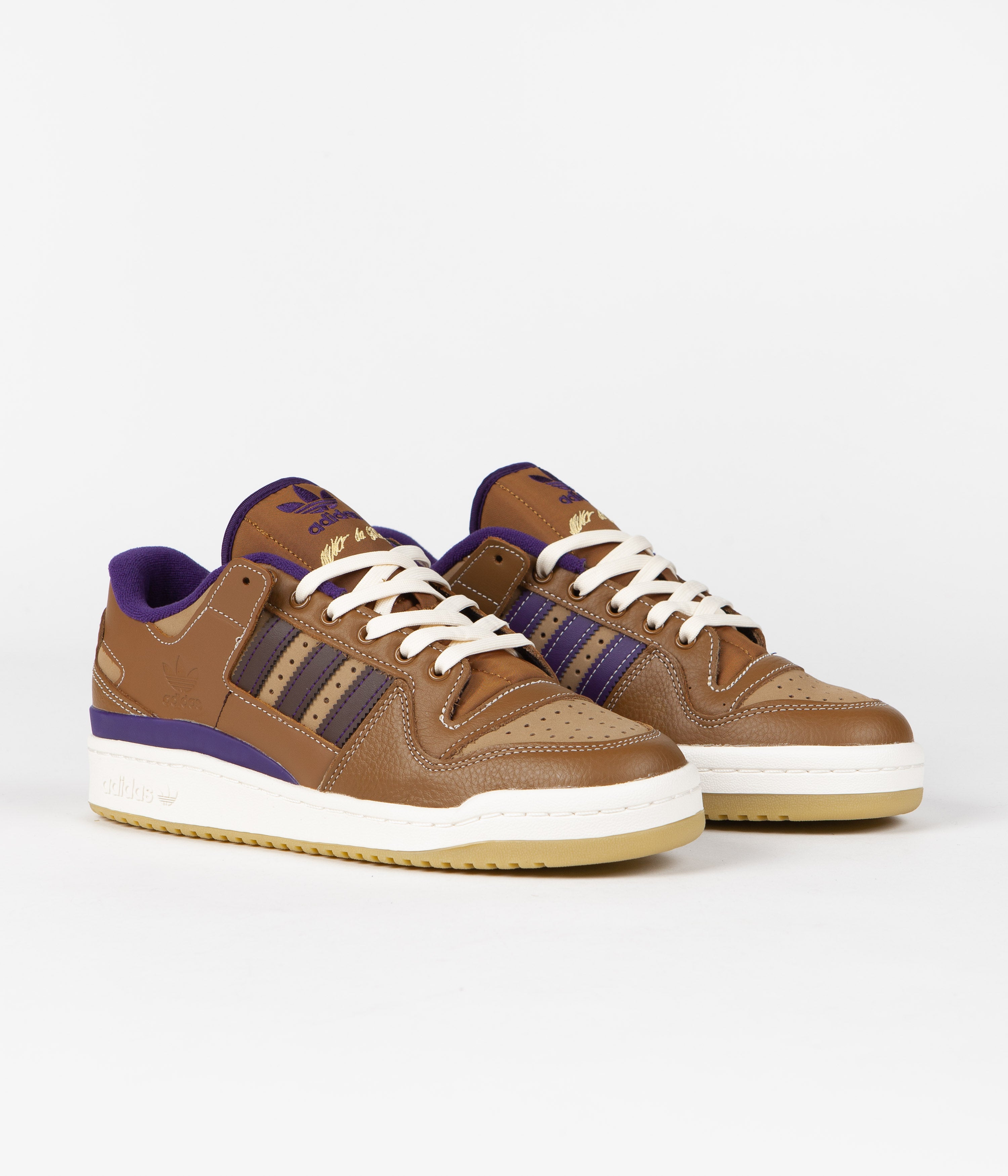 Adidas Heitor Forum 84 Low ADV Sneakers for Men - Wild Brown/Cardboard/Dark Brown | Casual Streetwear Shoes for Everyday Comfort & Style
