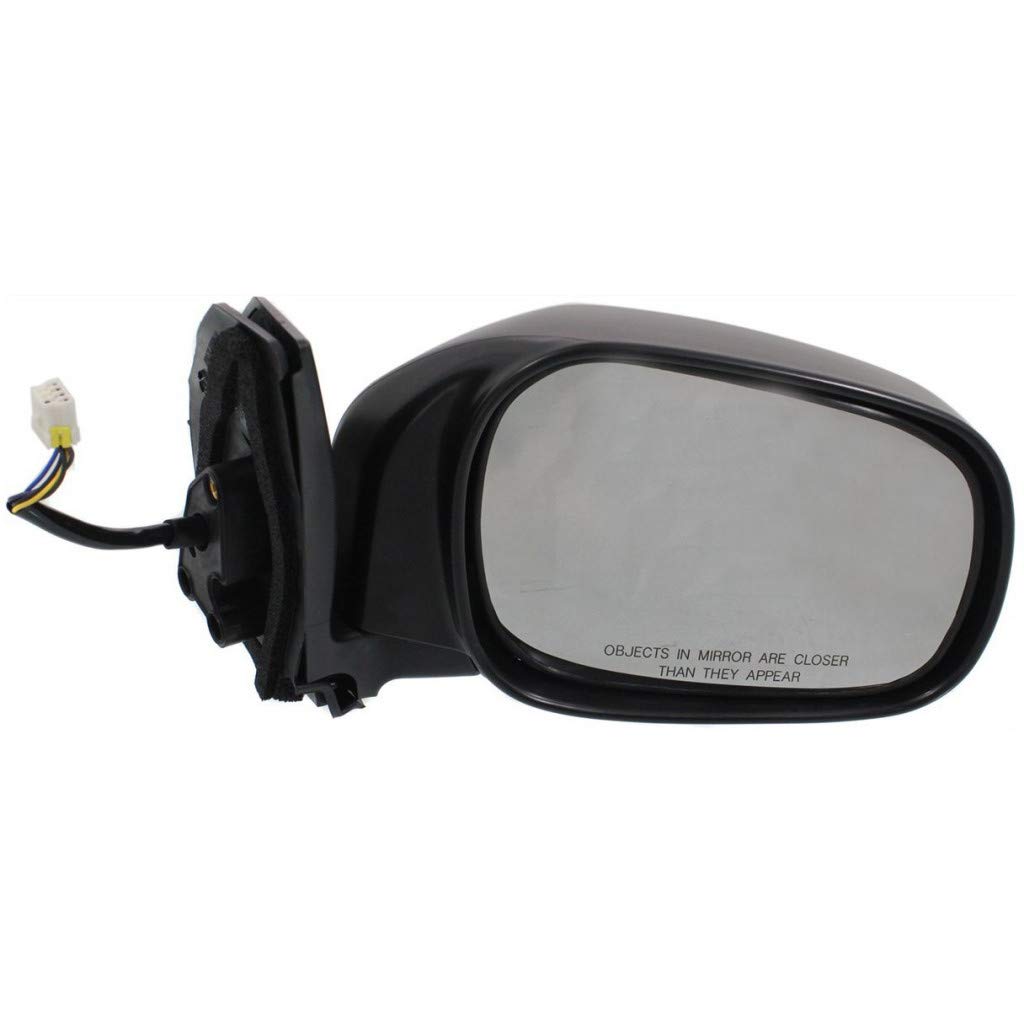 Suzuki Grand Vitara 2002-2005 Passenger Side Power Heated Manual Folding Textured Black Door Mirror Replacement for 8470166D525PK | SZ1321117 | Perfect for Winter Driving & Off-Road Adventures