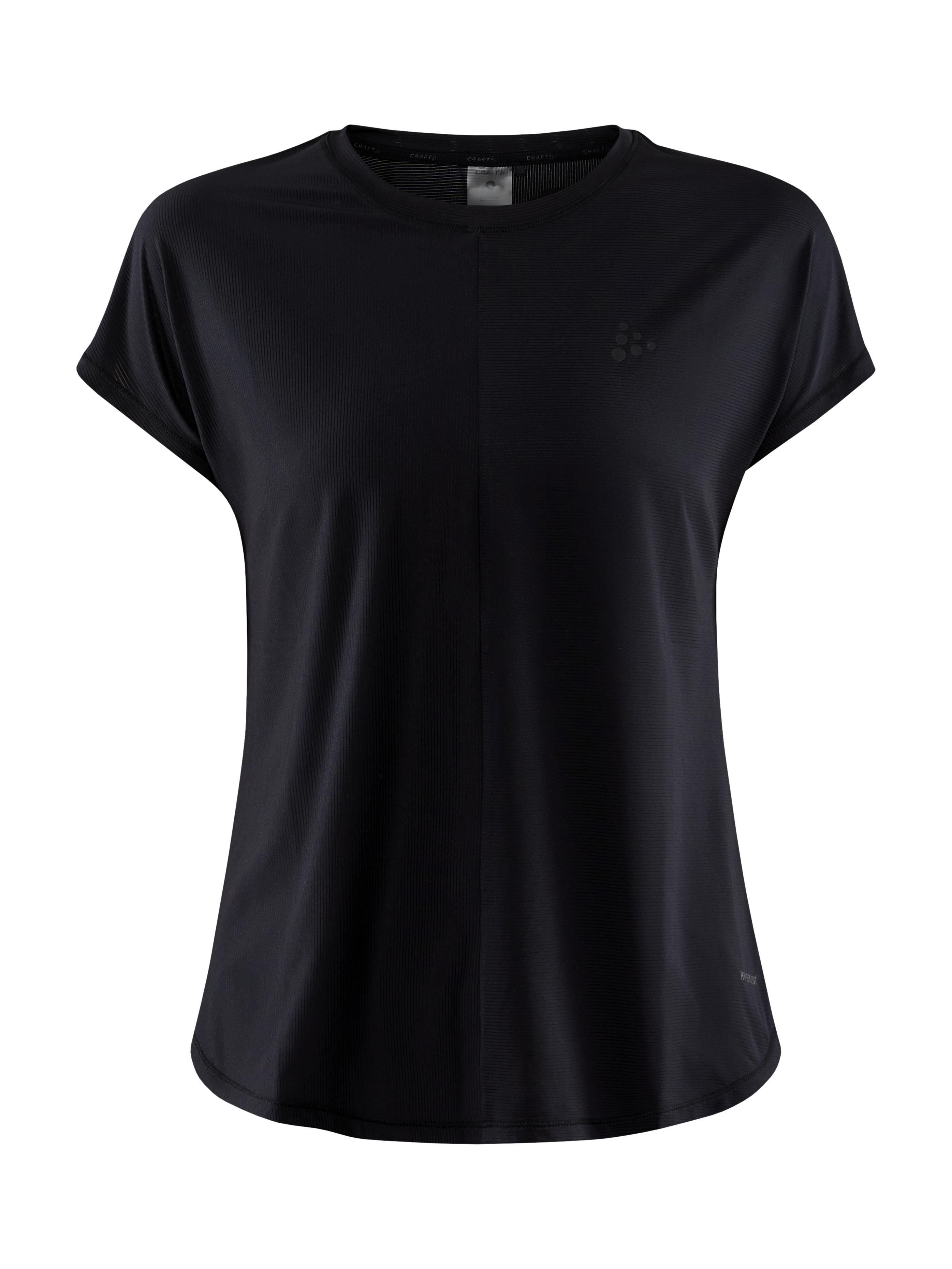 Women's Core Charge Rib Tee - Soft Stretch Comfort Fit T-Shirt for Casual Wear & Workout | Perfect for Yoga, Running & Everyday Outfits