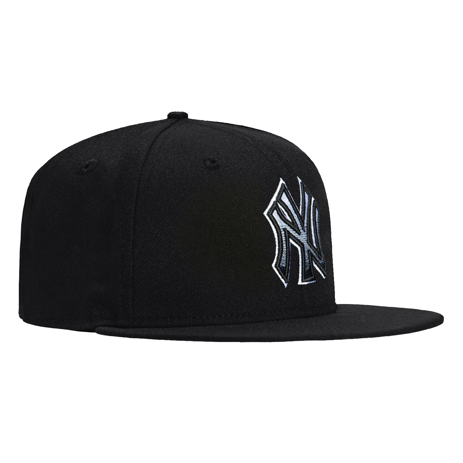 New Era 59Fifty Gradient Logo New York Yankees Baseball Cap - Black Adjustable Fitted Hat for Men & Women - Perfect for Baseball Games, Streetwear Fashion & Sports Fans