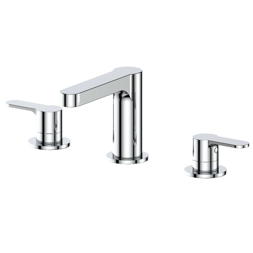 ZLINE Fallen Leaf Widespread Bathroom Faucet - Chrome Finish 8