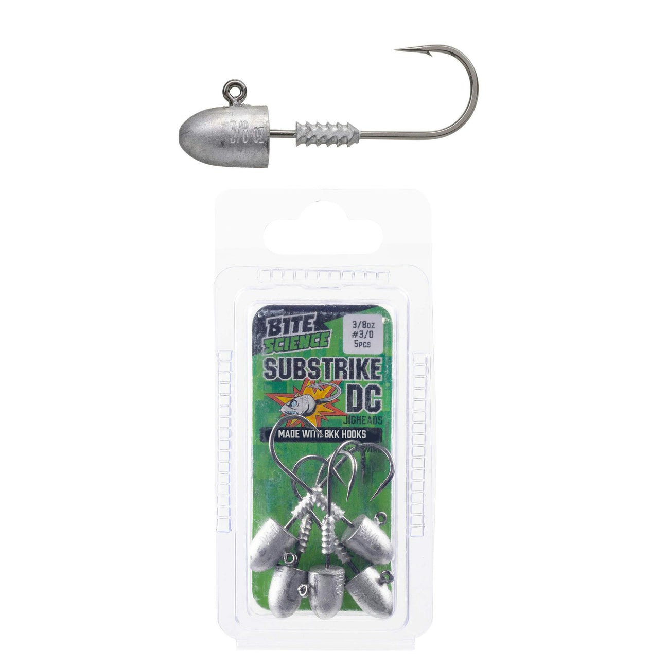 Bite Science Substrike DC Jigheads - Premium Fishing Jigs for Bass, Walleye & Saltwater - Perfect for Deep Water & Fast Current Fishing