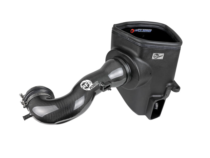 aFe 19-21 GM Trucks 5.3L/6.2L Track Series Carbon Fiber Cold Air Intake System with Pro Dry S Filters - Performance Upgrade for Silverado & Sierra - Off-Road & Street Racing Use