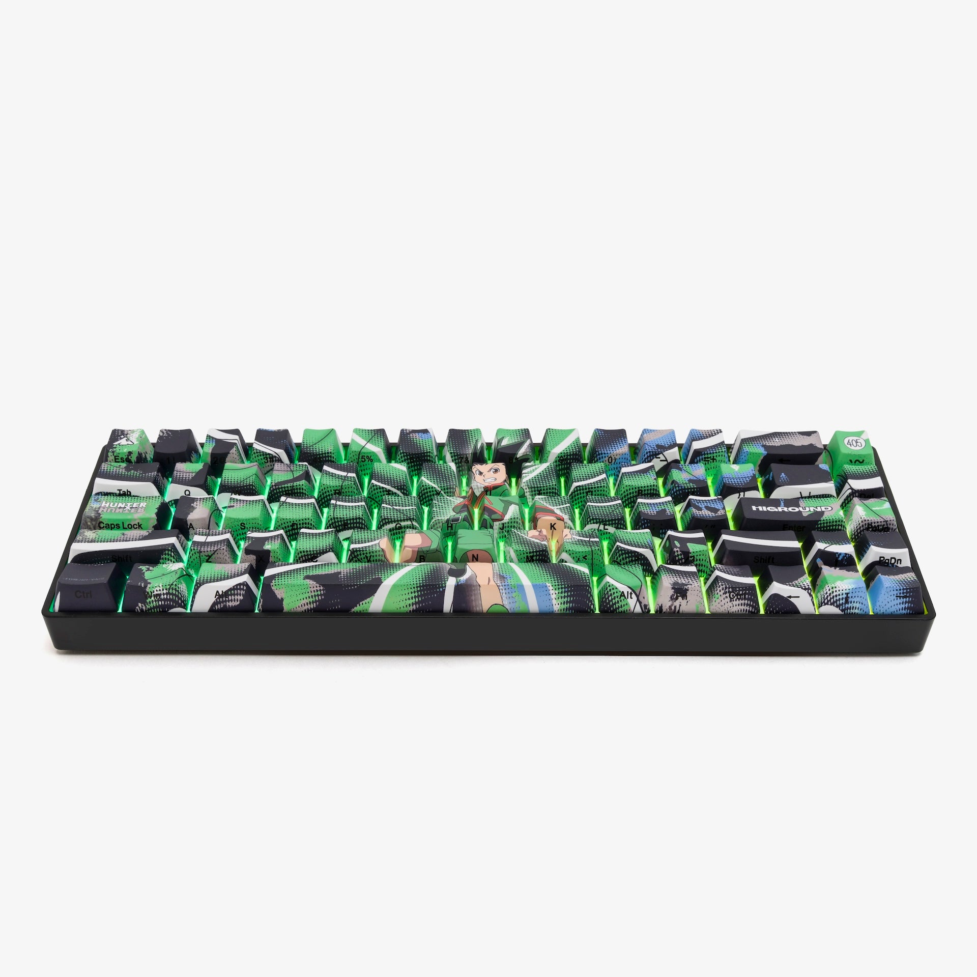 HxH x HG Basecamp 65HE Mechanical Keyboard - Gon Freecs Edition | Compact 65% Layout, Hot-Swappable Switches | Perfect for Gaming, Coding & Office Work