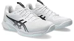 ASICS Men's Solution Speed FF 3 Tennis Shoes - White/Black | Lightweight Performance Court Shoes for Competitive Play | Ideal for Hard Court Matches & Training Sessions