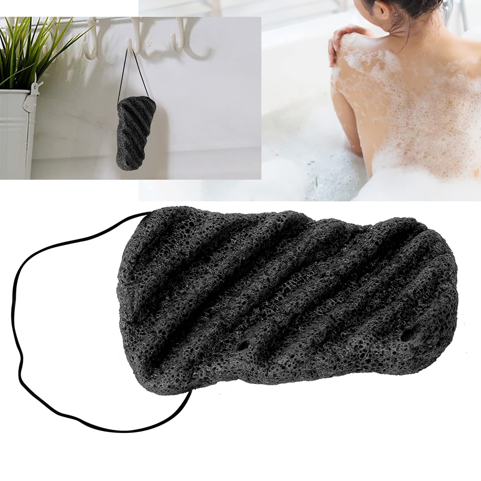 **Konjac Bath Sponges for Shower & Body - Natural Exfoliating Skin Cleanser, Gentle Body Scrubber for Sensitive Skin | Perfect for Daily Shower, Spa & Skincare Routine**