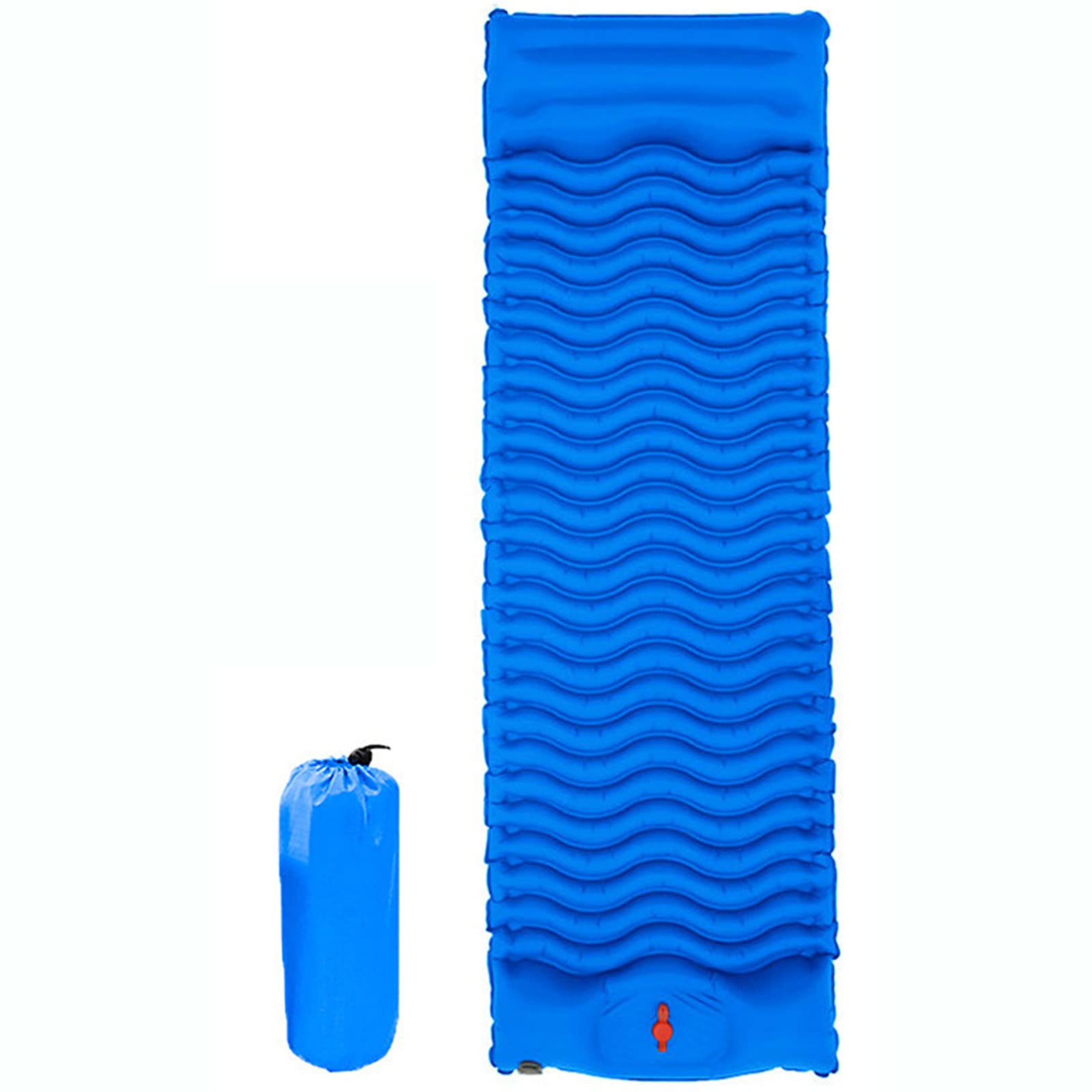 Ultralight Inflatable Camping Sleeping Pad - Waterproof, Portable with Built-in Pillow for Outdoor Adventures | Perfect for Backpacking, Hiking & Travel