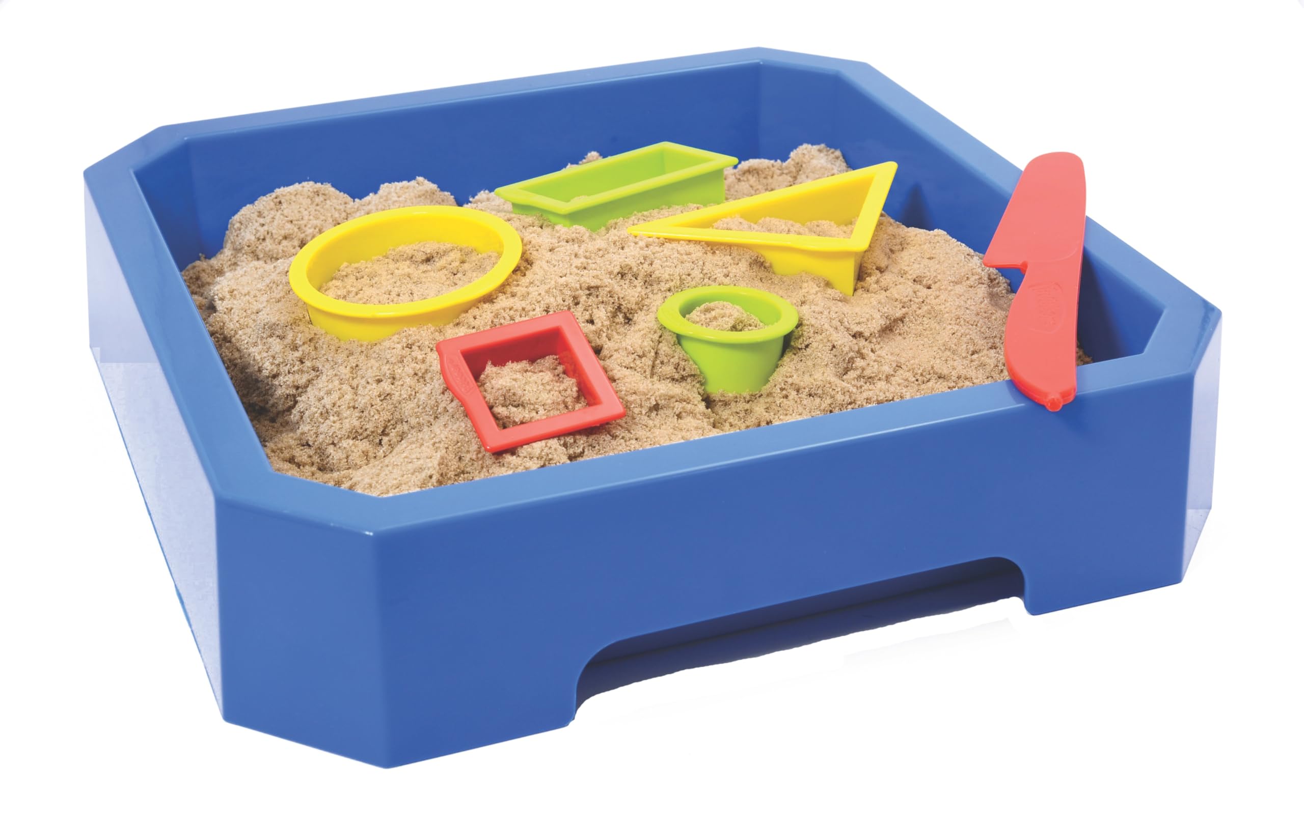 Relevant Play Portable Kids Play Tray for Sand, Dough & Toys - Blue | Non-Slip Activity Tray for Toddler Sensory Play, Arts & Crafts, Mess-Free Snack Time | Perfect for Home, Preschool & Travel Use
