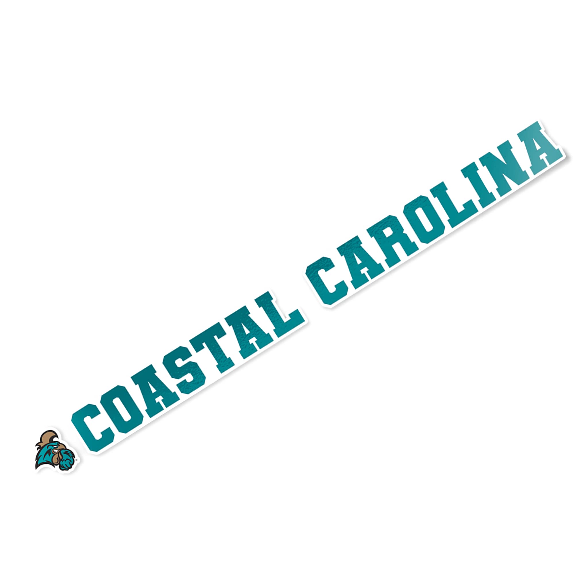 Custom Desert Cactus Coastal Carolina University Chanticleers CCU CINO Logo Vinyl Decal - 15 Inch Sticker for Laptop, Water Bottle, Car & Scrapbook - Perfect for College Fans, Dorm Decor & Game Day Accessories