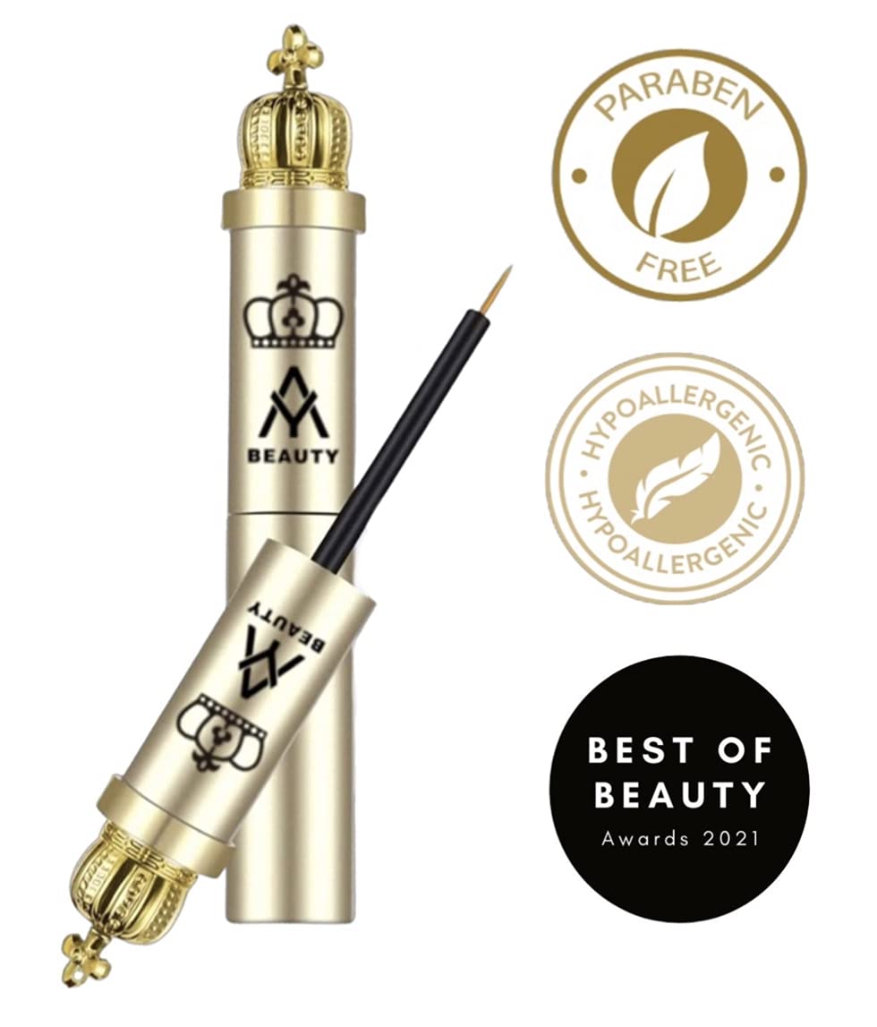 Best Eyelash & Eyebrow Growth Serum - Natural Lash Booster for Longer, Thicker Lashes | AYLash | Perfect for Nighttime Care & Special Occasions
