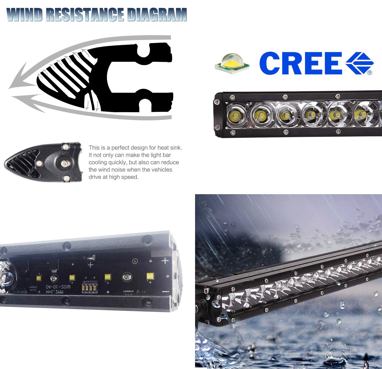150W 30-Inch LED Light Bar with Hidden Behind Grill Mounts & Wiring Kit - Compatible with 2017-2020 Ford Raptor - Perfect for Off-Roading, Truck Lighting & Night Driving