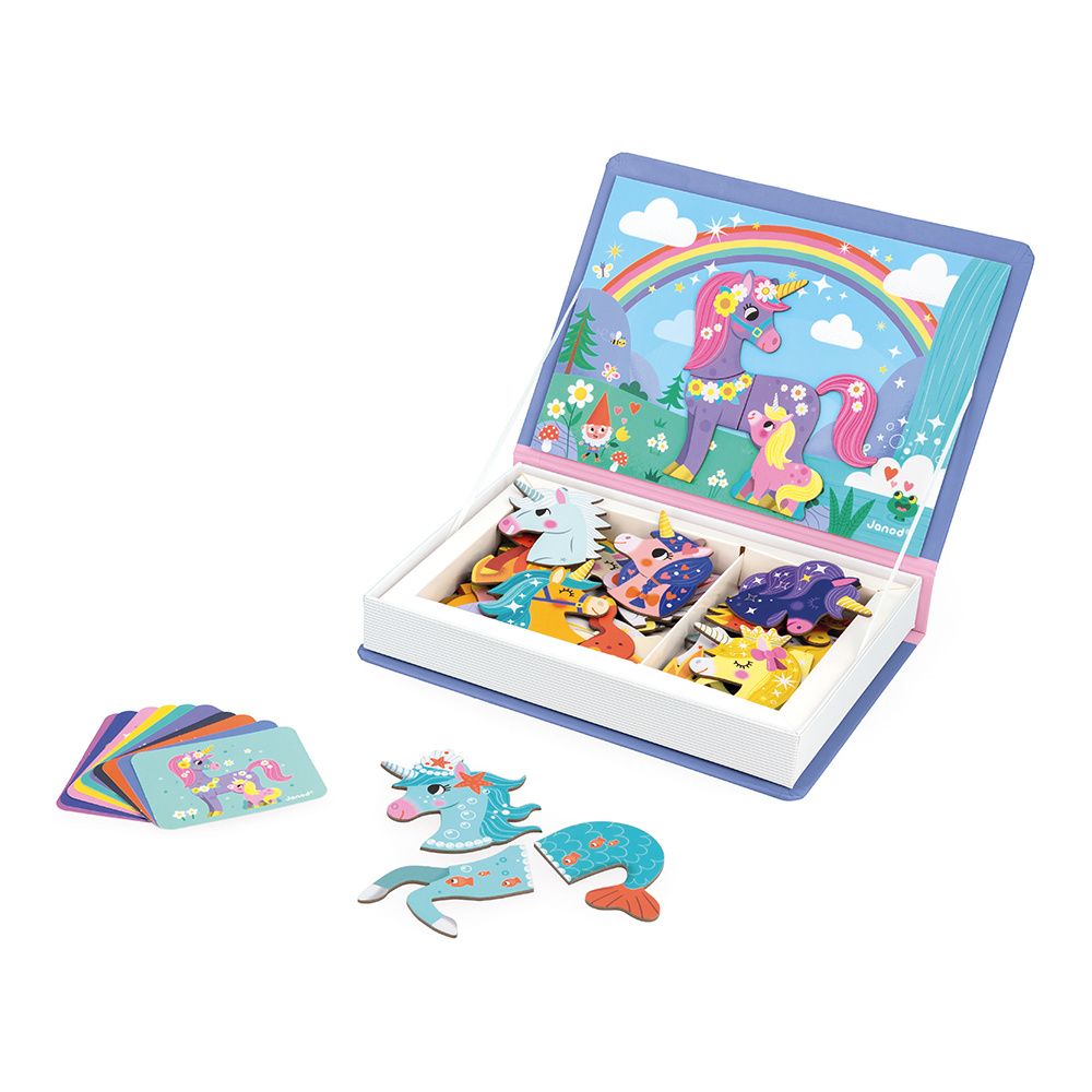 Magical Unicorn Magnetic Books for Kids - Interactive Learning & Storytelling - Perfect for Travel, Bedtime & Classroom Activities