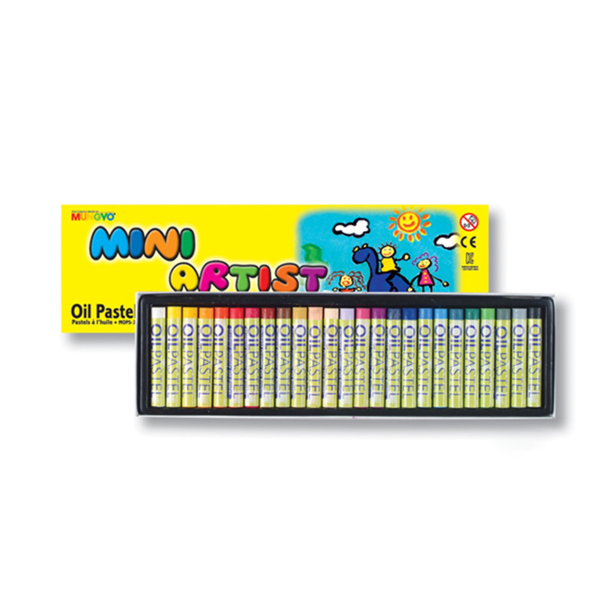 25 Pack Mini Artist Oil Pastels - Vibrant Colors for Drawing, Sketching & DIY Crafts - Perfect for Kids, Students & Professional Artists