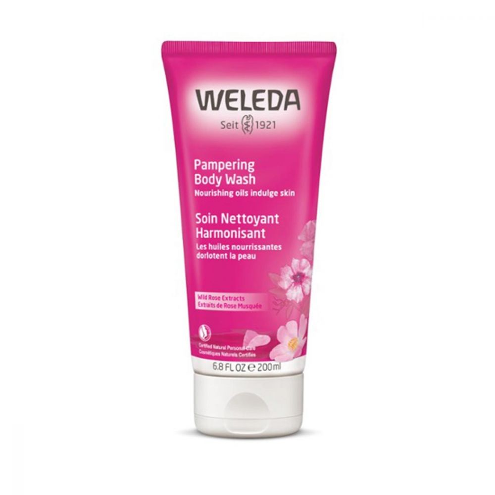 Wild Rose Scented Body Wash for Women - Moisturizing & Luxurious Shower Gel for Soft Skin | Perfect for Relaxing Baths & Self-Care Routines