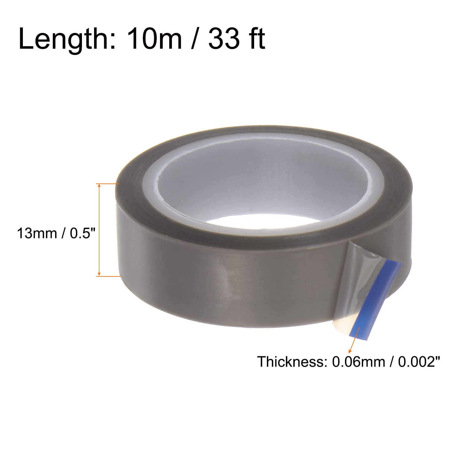 HARFINGTON PTFE Film Tape Roll, 0.5