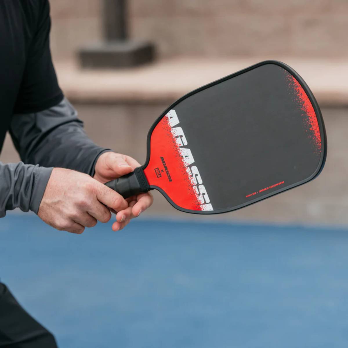 JOOLA Andre Agassi Edge Table Tennis Racket - Professional Ping Pong Paddle with Premium Rubber for Spin & Control - Perfect for Tournaments, Club Play & Home Practice