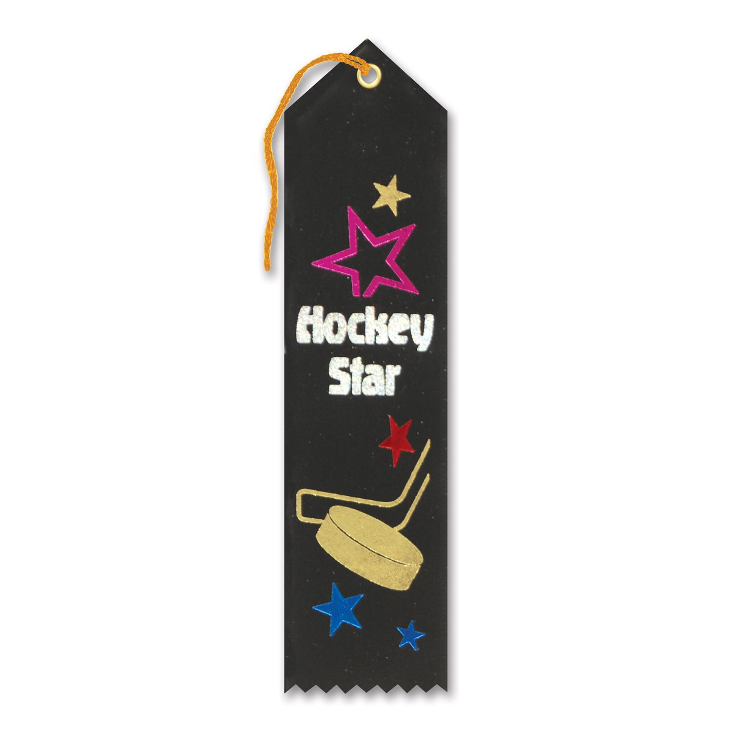 Hockey Star Award Ribbon - Premium Sports Achievement Medal for Hockey Players - Perfect for Tournaments, Team Recognition & Youth Sports Awards