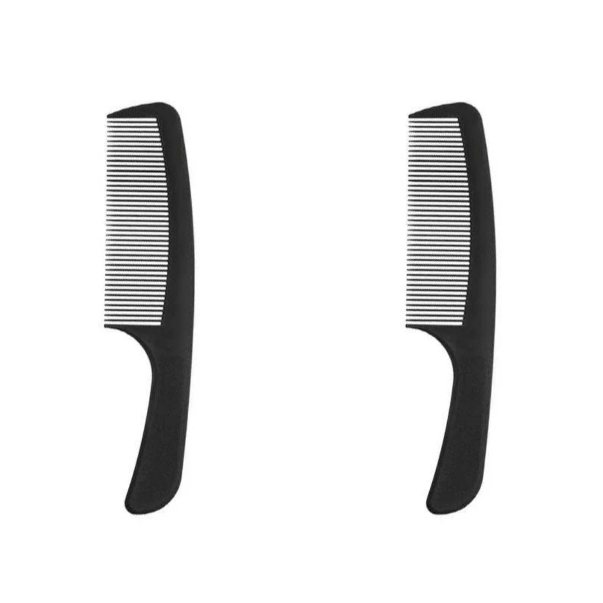 Mini Pocket Comb with Handle - 2 Pack Compact Hairbrush for Travel, Purse & On-the-Go Styling - Perfect for Men, Women & Quick Touch-Ups