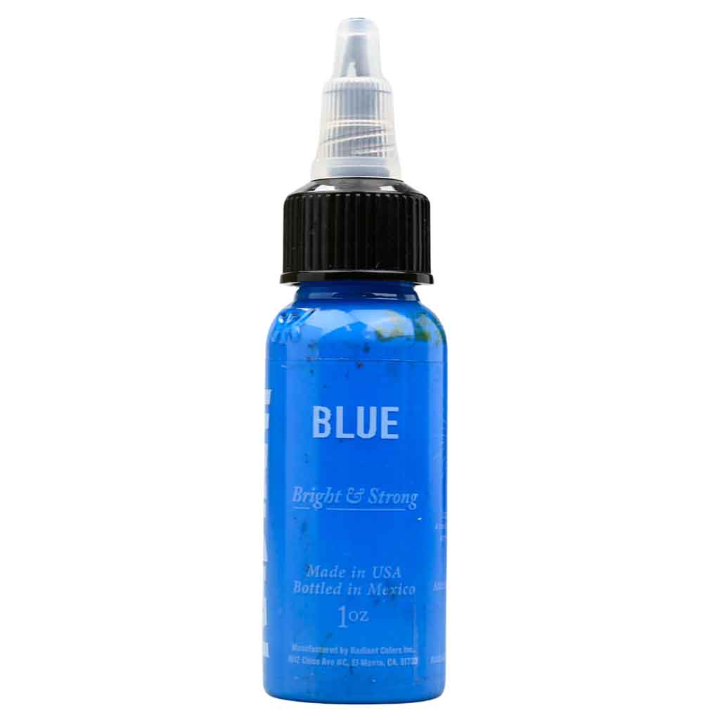 Premium Blue Tattoo Ink - 1 oz Bottle for Professional Tattoo Artists | Vibrant & Long-Lasting Pigment | Ideal for Tattoo Studios, Body Art & Permanent Makeup