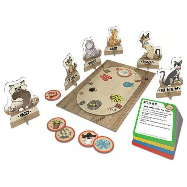 Cat Crimes Logic Puzzle Game for Kids & Adults - Fun Brain Teaser Challenge for Family Game Night | Perfect for Parties, Travel & Classroom Activities