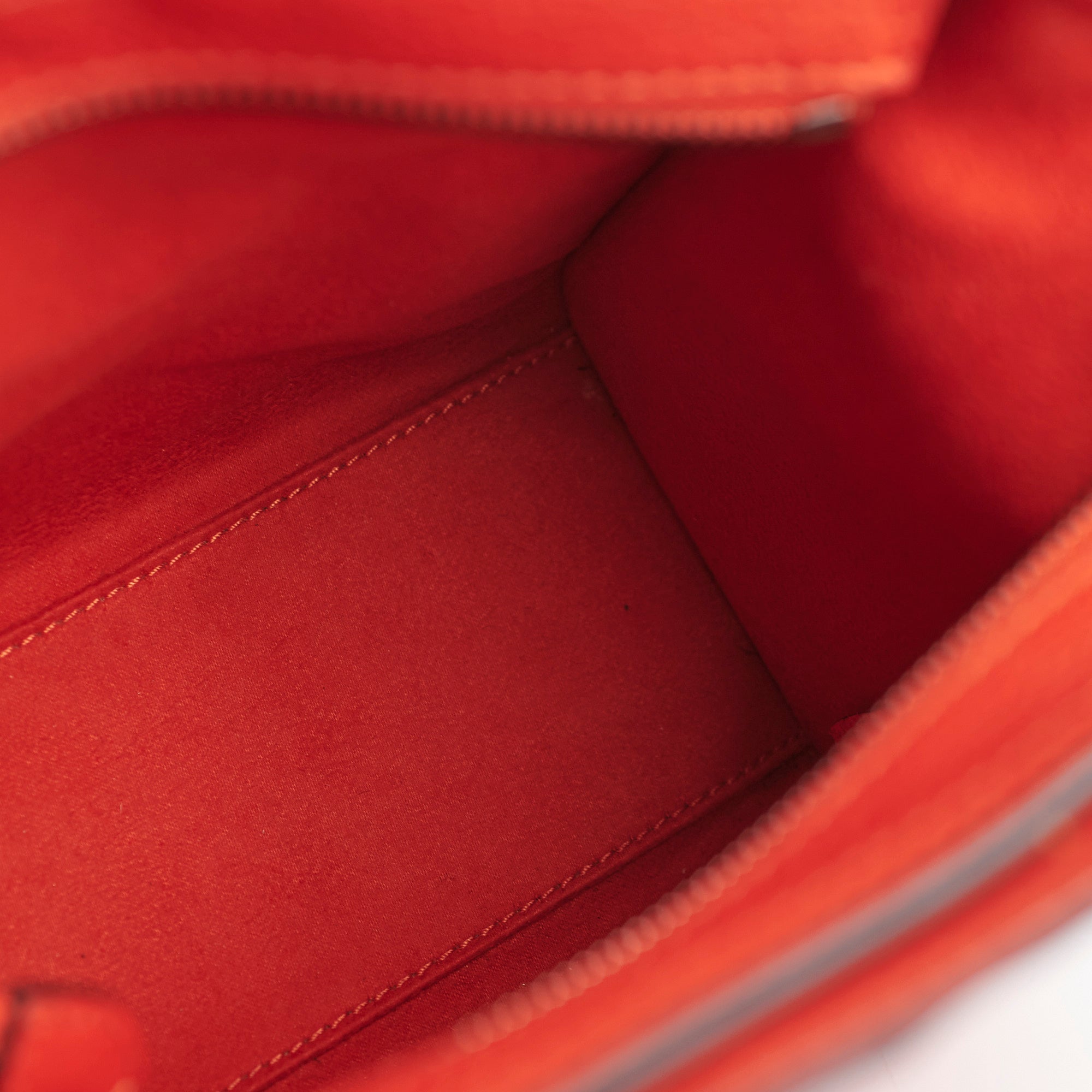 Celine Luggage Nano Handbag in Red | Genuine Leather Crossbody Bag for Women | Perfect for Work, Travel & Everyday Use